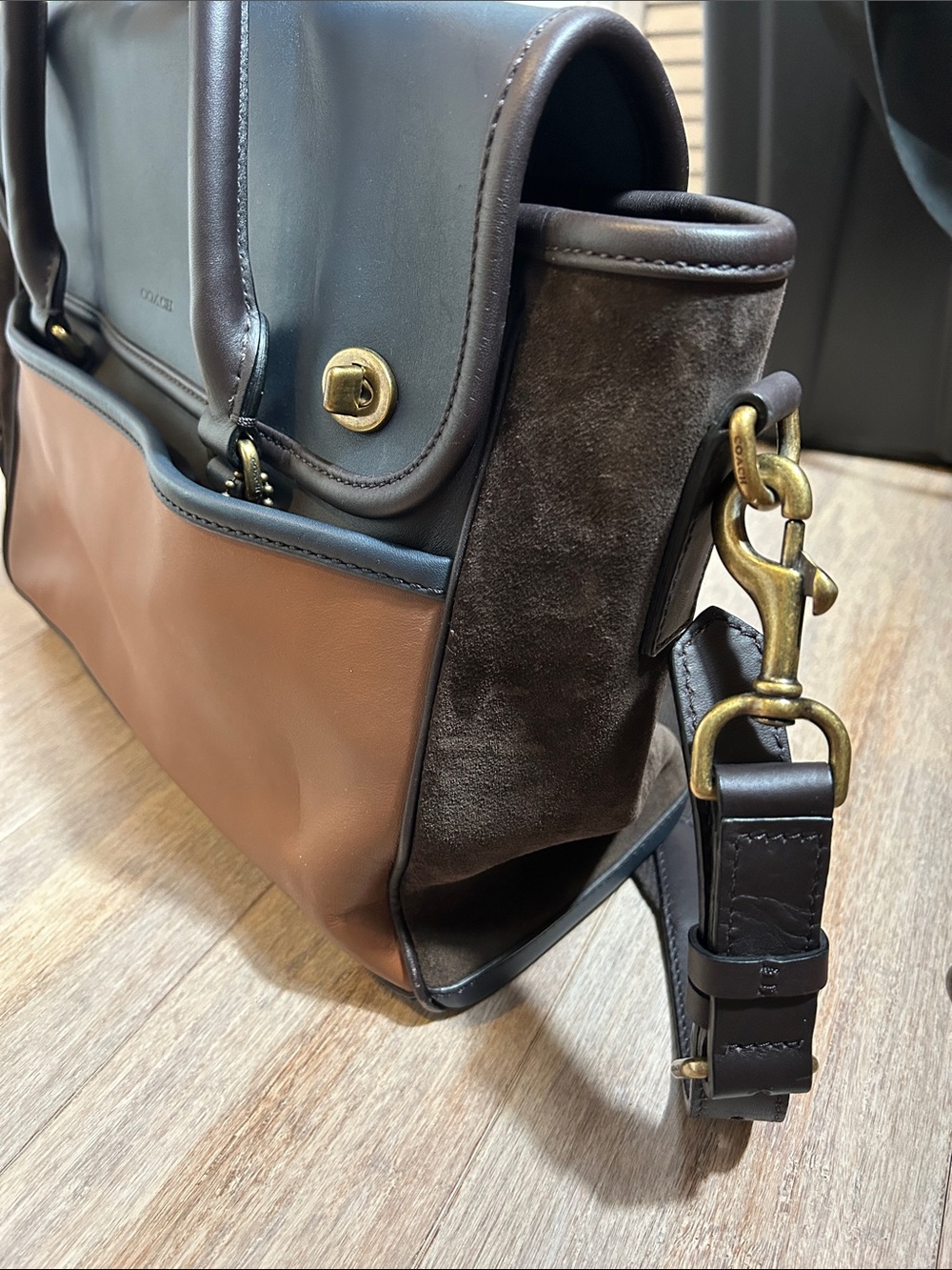 Coach legacy utility flap commuter bag unisex - Picture 3 of 16